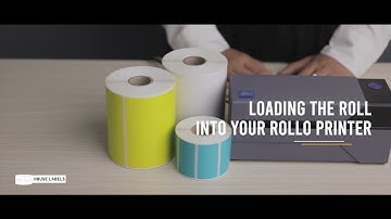Loading a HouseLabels Replacement Roll into A Rollo Printer