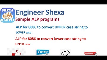 2021 x86 ALP Code to convert string to uppercase from lowercase and vice verse part 7