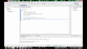 C++ Tutorial 2: First Program Part One
