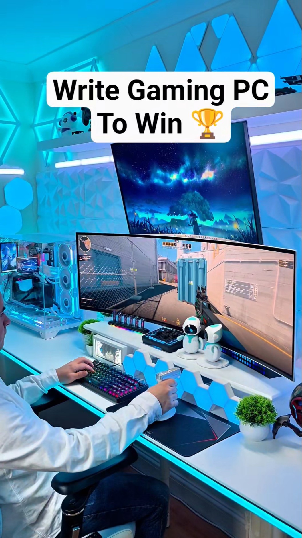 Gamers Biggest Gaming Room Setup 😱 🎮 Gaming PC #ps5 #gaming