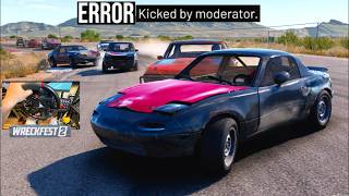 Wreckfest 2 - ERROR KICKED BY MODERATOR ..Targeted By ADMIN