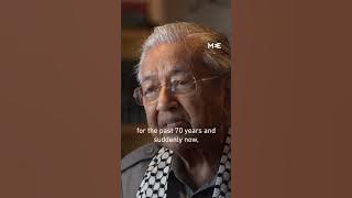 Former prime minister of Malaysia Mahathir Mohamad speaks out about ‘misfired Hamas rocket’