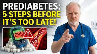 PREDIABETES: 5 Steps Before It's Too Late | Stop High Blood Sugar Naturally Before Diabetes Starts