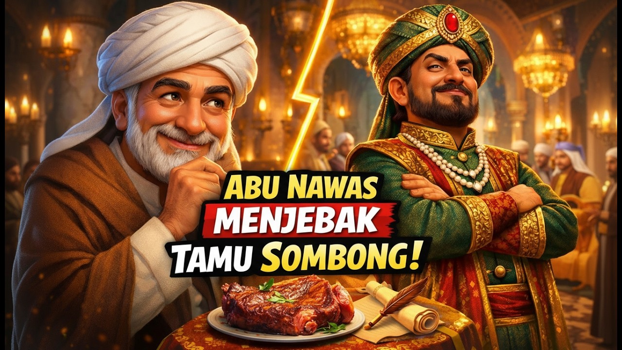 Abu Nawas Bikin Heboh❗ Strategi Cerdiknya Menjebak Seorang Tamu India | Dongeng Sebelum Tidur