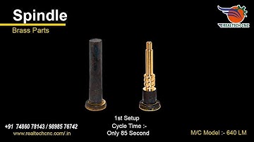 Spindle - 1st Setup | RealTech CNC Machine VD-161