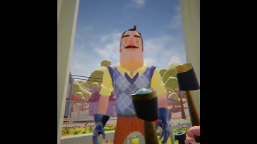 Hello neighbor: Flinging my neighbor out of his window part 2