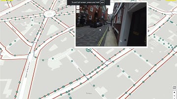 Mapping London walkways: 2,500 footpath view images from Covent Garden