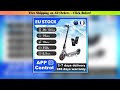 EU Warehouse 2026 NEW Electric Scooter Support Smart APP 350W Powerful Motor 36V 10.5AH 8.5Inch