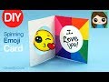 How to Make a Spinning Emoji Card | Fun Paper DIY