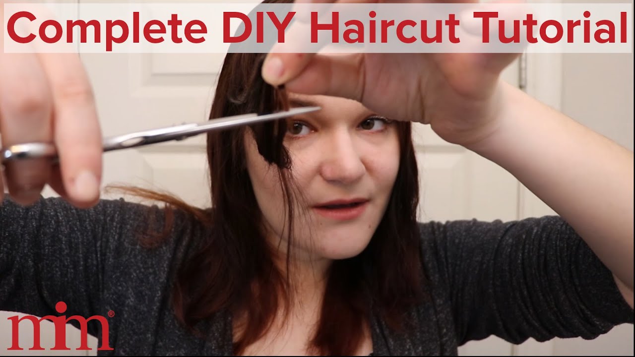 How to Cut your own Hair | Lunar Haircut Tutorial | Morrocco Method -  YouTube