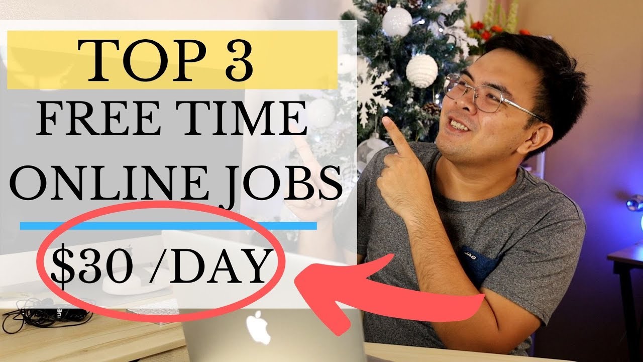 ⁣Top 3 Free Time Legit Online Jobs (Earn $10 to $40/Day)