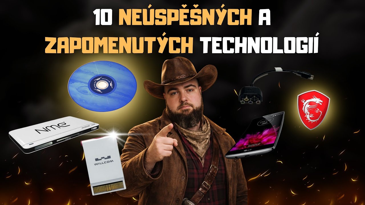 Dalších 10 neúspěšných, zapomenutých a neznámých technologii