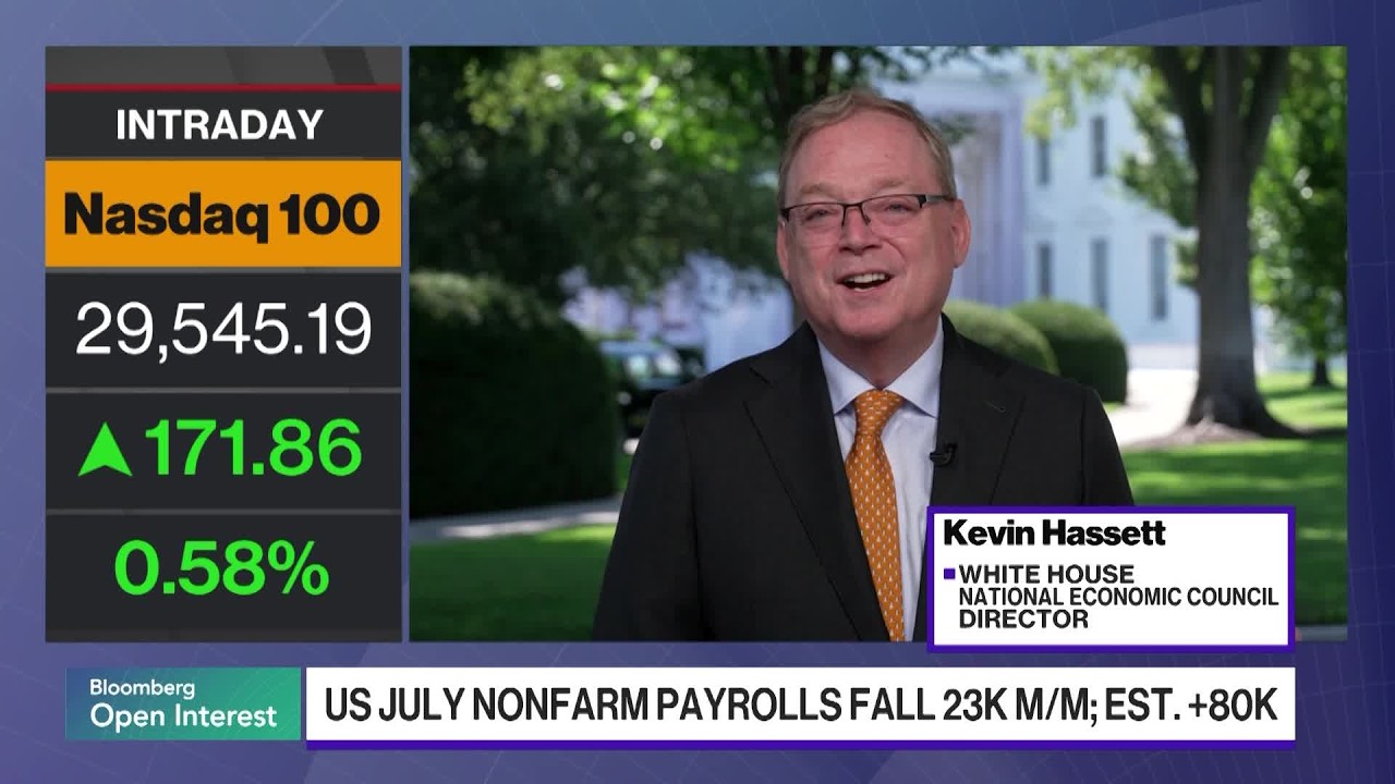 NEC's Hassett on US Job Losses, Fed Independence, Iran, Energy Prices