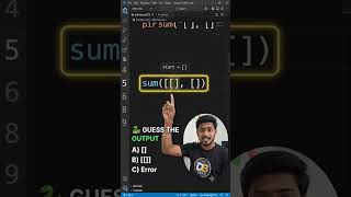 Python sum() Trick | Can You Guess the Output? 🐍🤯