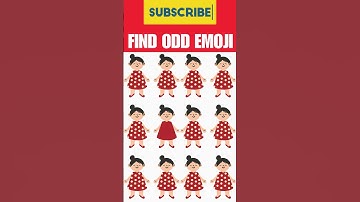 Spot the Odd emoji: Can You Solve the Puzzle? #puzzlegame #riddles #riddle_challenge #brainteasers