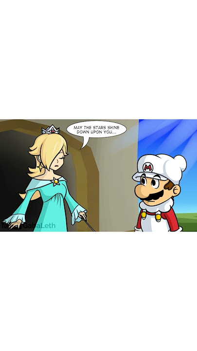 When you meet Rosalina in Super Mario Galaxy 2