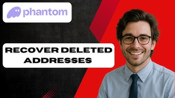 How to Recover Deleted, Removed, or Not Showing Phantom Wallet Addresses on Solana (full guide)