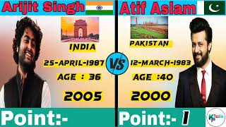 Arijit Singh vs Atif Aslam Comparison || Kp Techie