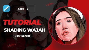 Tutorial Vector Portrait - Shading Wajah Kiky Saputri | Infinite Design | Android