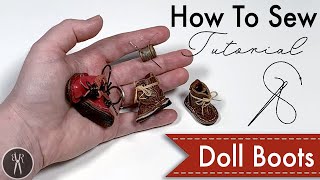 How To Sew: Doll Boots - Pattern & Tutorial - Fit for Custom Blythe, Licca, Barbie, Sindy and more!