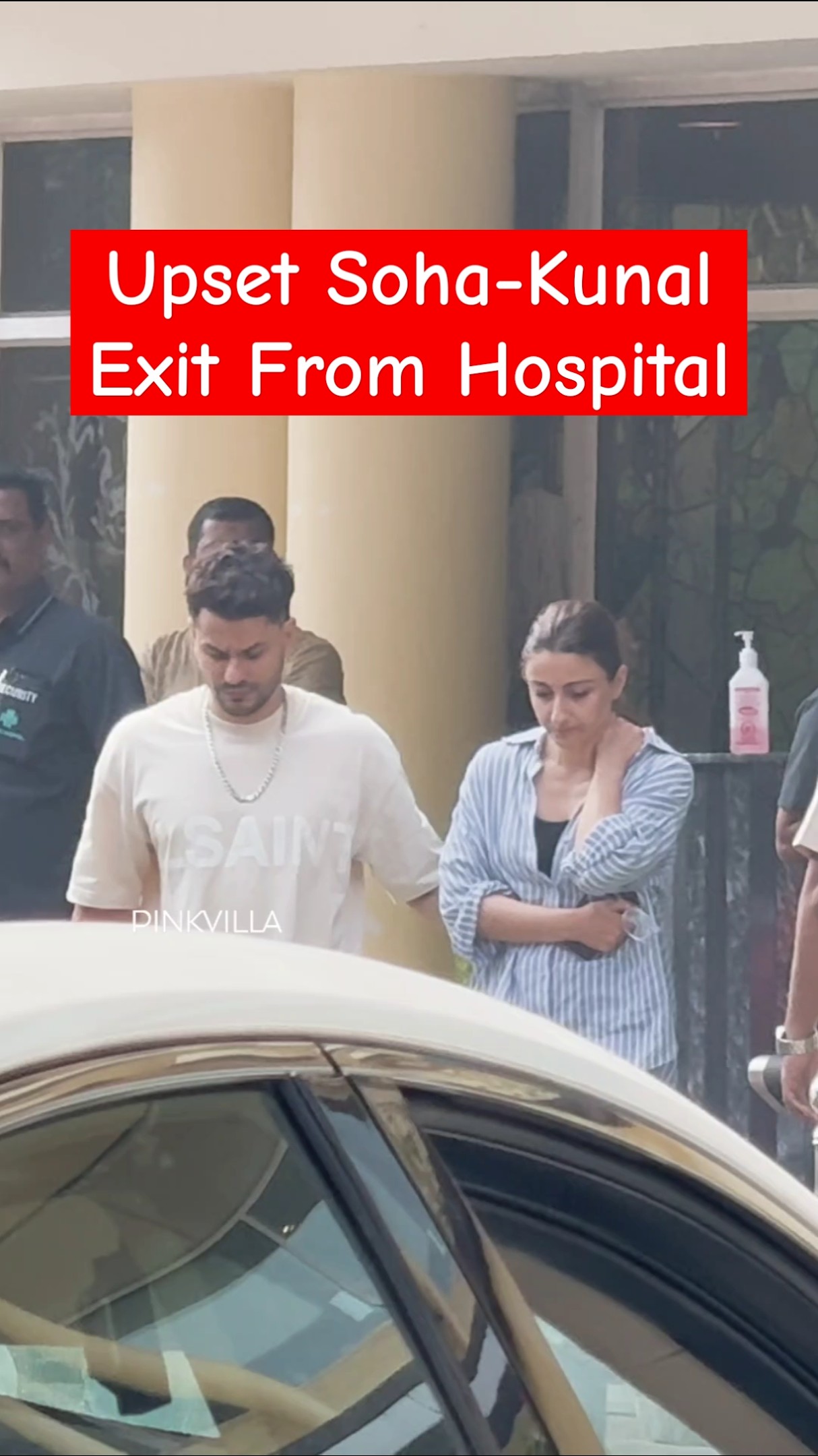 WORRIED Soha Ali Khan \u0026 Kunal Kemmu Leave After Meeting Saif Ali Khan at Hospital | #shorts #news