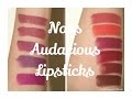 NARS Audacious Lipsticks Swatches, Demos, Review ChaiTimewithMeesha