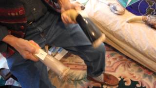 Johnny Gibot demonstrating his Horn Rattle #6