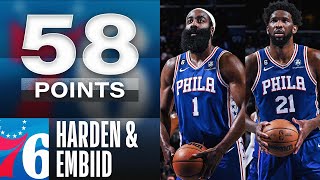 Joel Embiid & James Harden Combine For 58 Points In Sixers Comeback W! | February 23, 2023