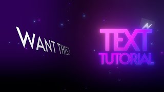 Text tutorial (3d, requested) Node video