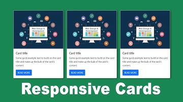 How To Use Card In Bootstrap 4 | Responsive Cards In Bootstrap 4 | Web Tech