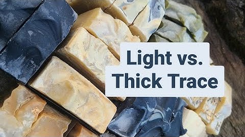 Trace and how it impacts soap design - cold process soap instruction