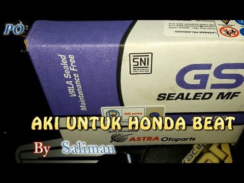 Cara memasang aki kering baru Ikuti langkah langkah yang ada di video atau bisa baca langsung buku p. 