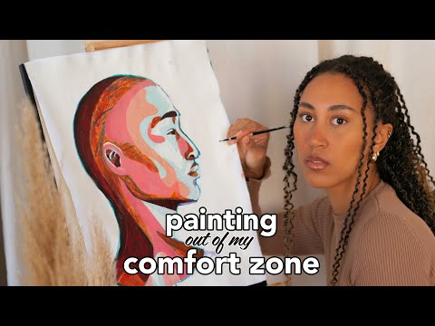 Why Paint out of your Comfort Zone  ✷ A New Oil Painting