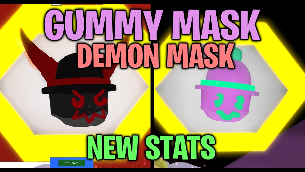Gummy Demon Mask Changes Bee Swarm Simulator Youtube