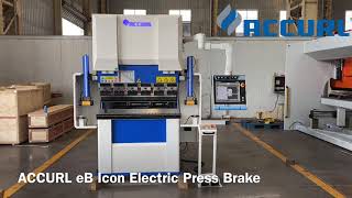 100% ELECTRIC - Synchro Electric Press Brake -Ball Screw Servo Drive eB Icon Series