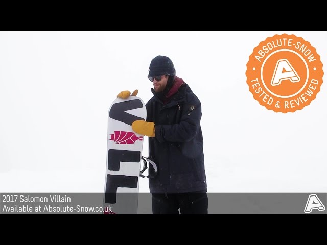 2016 / 2017 | Salomon Villain Snowboard | Video Review - YouTube