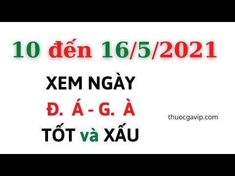 Xem Ngày DA Gà 10/5 đến 16/05/2021 (Màu Mệnh VLOG) | Foci