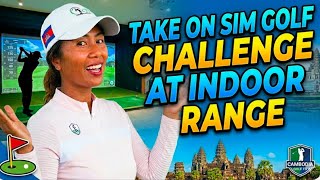 Chasing par live on SIM GOLF ⛳️  course and working on better course management !