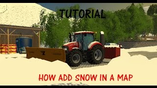 [FS2015] Come aggiungere la neve su una mappa/How to add snow in a map