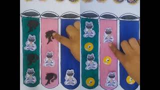 catnap smiling critters -pappy play time with friends #shorts#satisfying #trending #viral