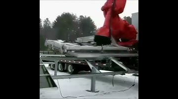 Robot solar installer | New Solar Installation Robot Helps with the Heavy Lifting