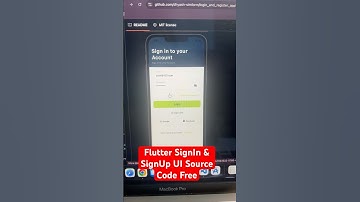 🔥 Create Signup & Login Page UI in Flutter #shorts #loginui #signupform