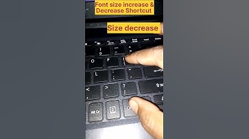 Font size increase And decrease shortcut #shortcut #shorts #youtubeshorts #ytshorts #newtrick #new
