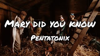 Mary Did You Know - Pentatonix | Lyrics (1 hour)