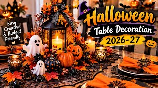 Budget Friendly On Trend Viral Halloween 🎃 Table decor ideas #halloween Table Centerpieces 