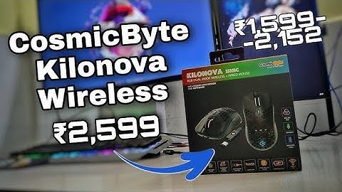Unboxing Cosmic Byte Kilonova Wireless + wired gaming mouse | TRINITY