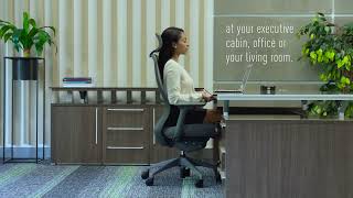 Helix High Back Mesh Chair | Features video | #wfh #officechair