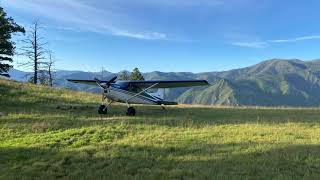 Mile Hi Airstrip Cessna 185 Idaho Backcountry