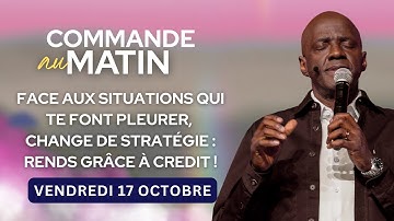 Face aux situations qui te font pleurer, rends grâce à credit ! | Apôtre Yvan CASTANOU
