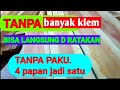 CARA MENYAMBUNG PAPAN KAYU JATI ( TANPA PAKU DAN KLEM )